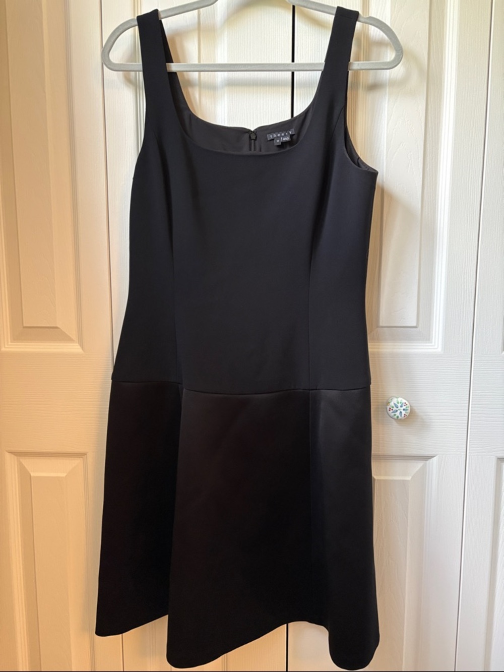 Theory Avanta Black Sleeveless Dress
